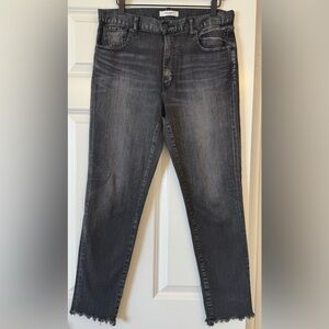MOUSSY Vintage Dark Gray Wash Jeans Size 30